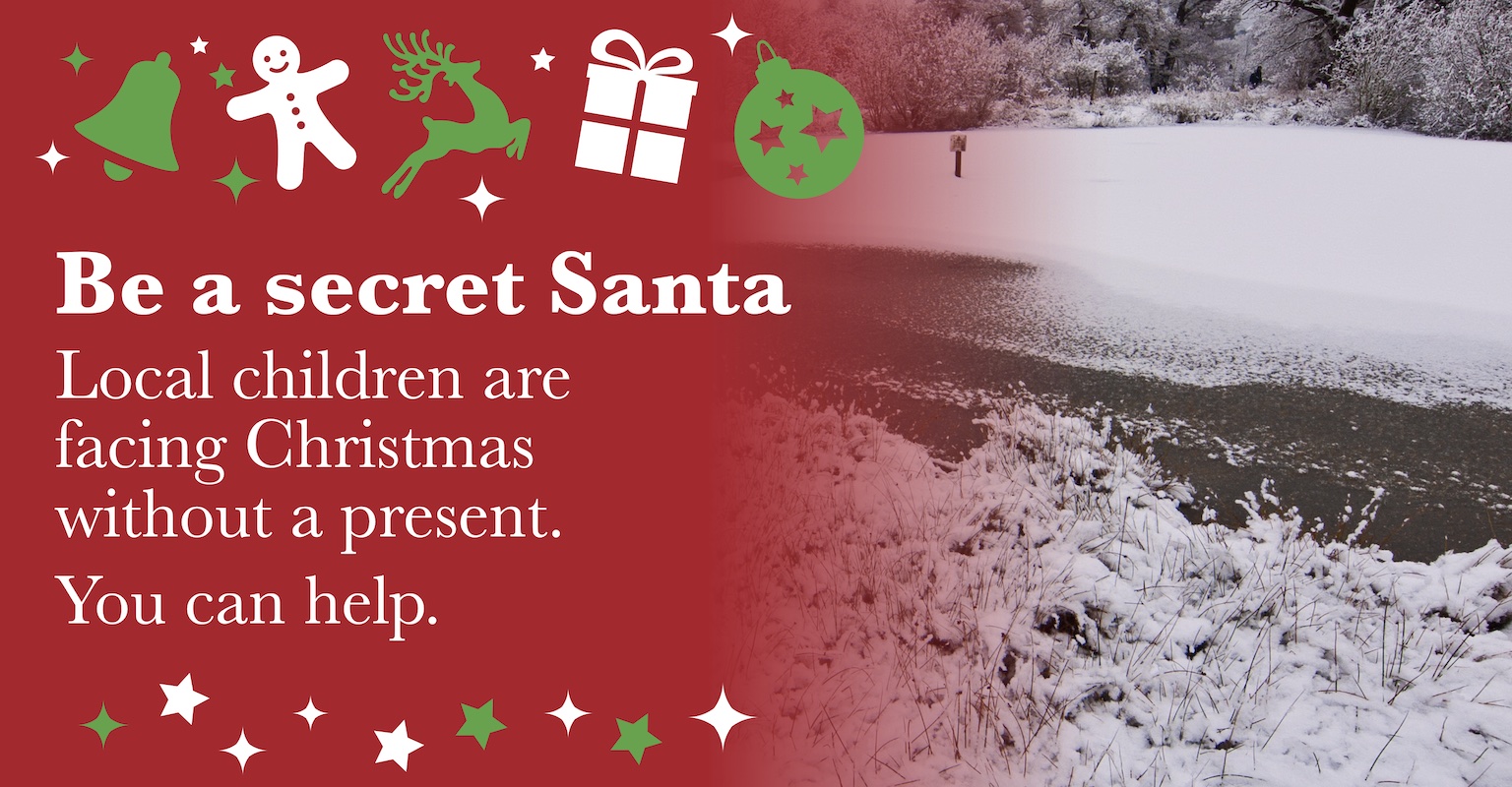 Be a Secret Santa! Local children are facing Christmas without a present. You can help.